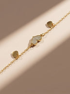 Minimal Heart Charm Bracelet