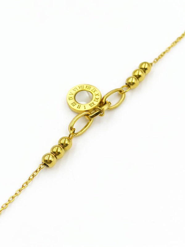 Golden Roman Charm Bracelet