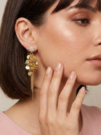 Sparkling Tassel Drop Earrings