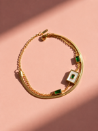 Emerald Baguette Bracelet