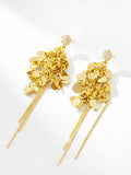 Sparkling Tassel Drop Earrings