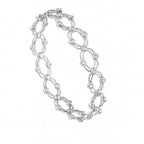 Silver Supple Twist Bracelet