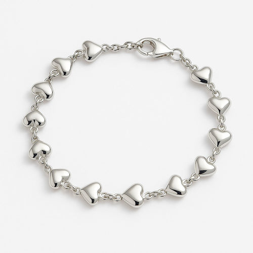 Key to My Heart Silver Bracelet