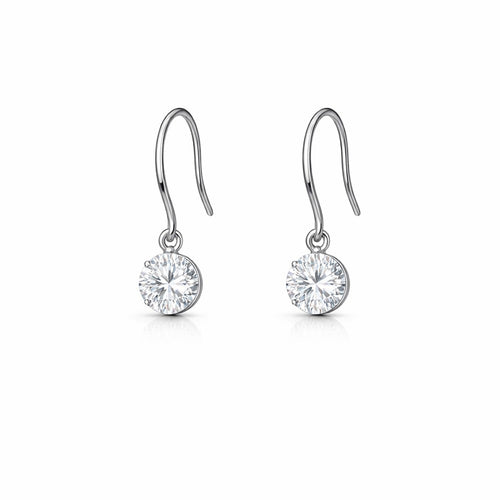 Petite Silver Dangler Earrings