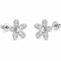 Silver Floral Delight Earrings