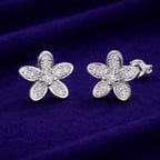 Silver Floral Delight Earrings