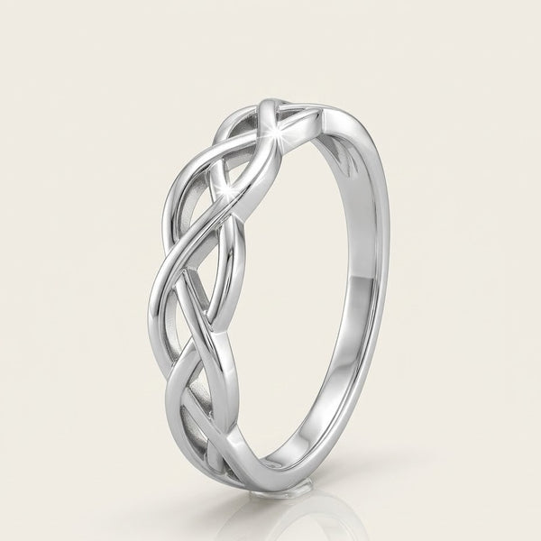 Silver Rope Twist Ring For Him & Her