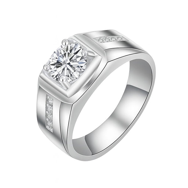 Bold Silver Men Ring