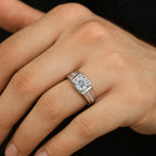 Bold Silver Men Ring