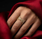 Gleaming Serenity Ring – anti-tarnish gold ring by Nesiy (view 4)