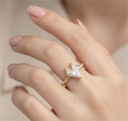 Everlasting Love Ring – anti-tarnish gold ring by Nesiy (view 2)