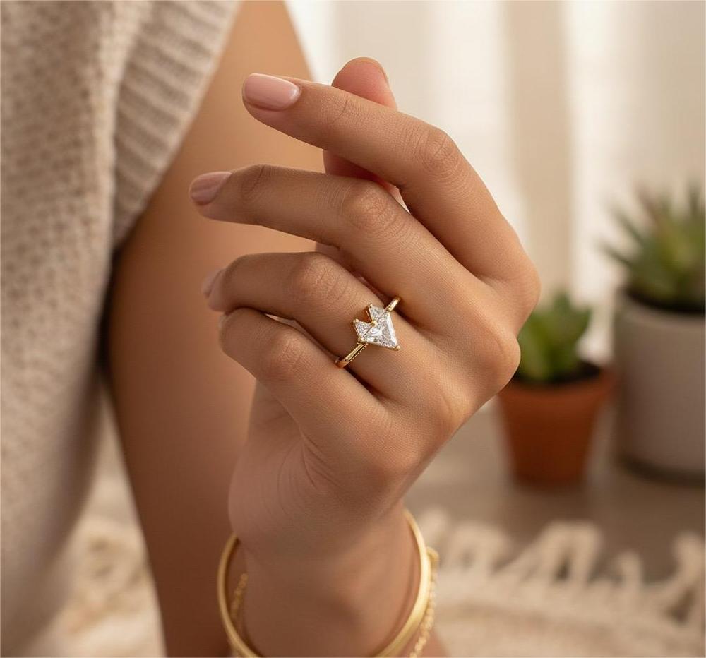 Everlasting Love Ring – anti-tarnish gold ring by Nesiy (view 4)