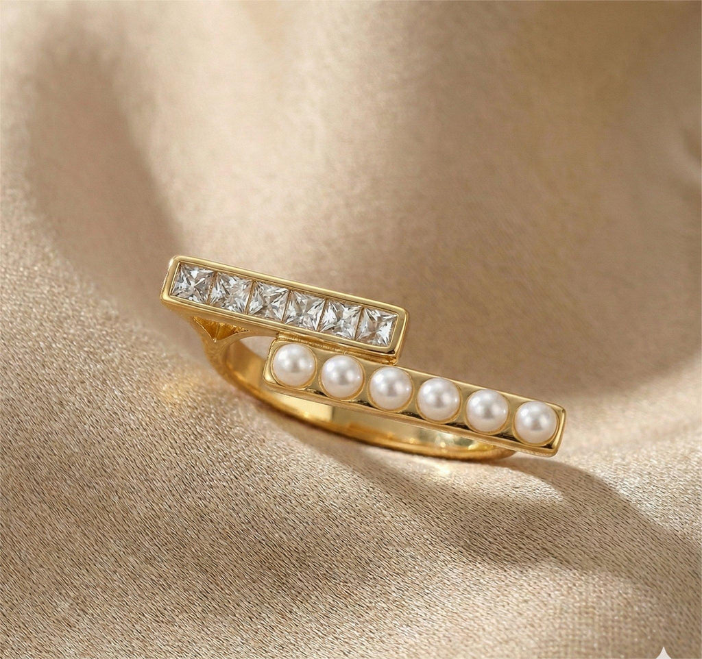 Chic Layer Artisan Ring – anti-tarnish gold ring by Nesiy (view 3)