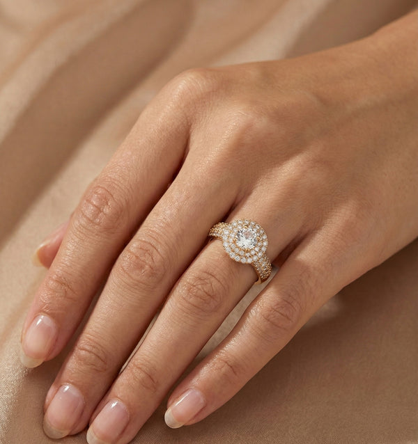 Elegant Beauty Ring – anti-tarnish rose gold ring by Nesiy (view 2)