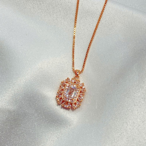 Luxurious Rose Gold Pendant – anti-tarnish rose gold pendant by Nesiy (view 3)