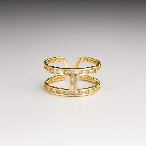 Luxury Crafted Ring – anti-tarnish gold ring by Nesiy (view 3)