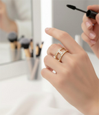 Luxury Crafted Ring – anti-tarnish gold ring by Nesiy (view 4)