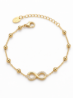 Minimal Infinity Charm Bracelet