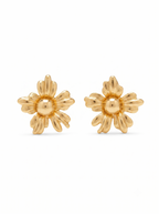 Golden Daisy Stud Earrings | Anti-Tarnish 18K Gold-Plated Jewellery