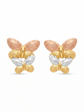 Dual Butterfly Stud Earrings | Premium Anti-Tarnish Jewellery for Women