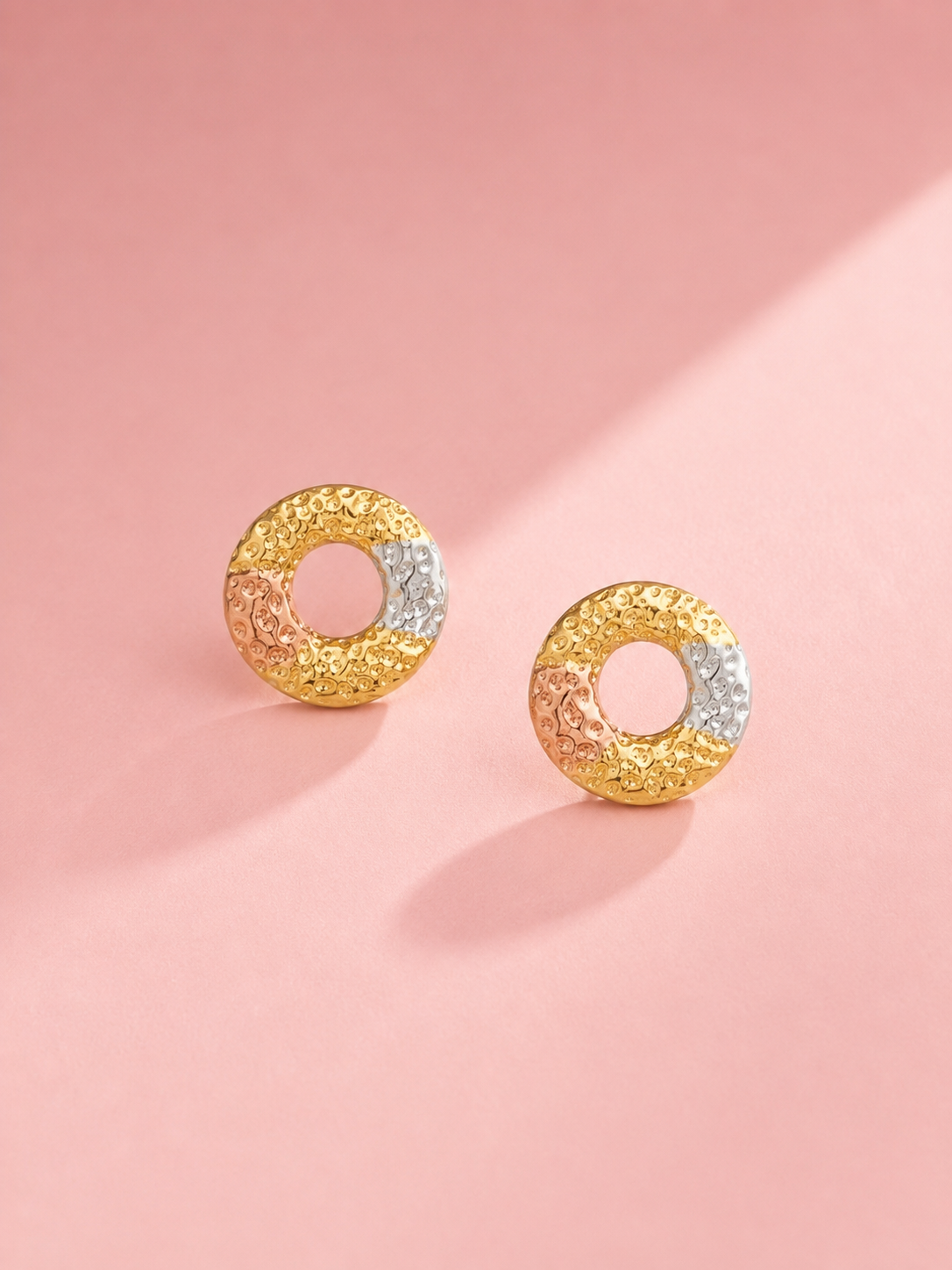 Minimal Donut Stud Earrings | Anti-Tarnish 18K Gold-Plated Jewellery