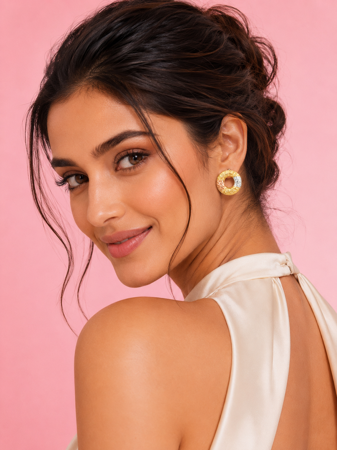 Minimal Donut Stud Earrings | Anti-Tarnish 18K Gold-Plated Jewellery