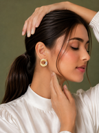 Minimal Donut Stud Earrings | Anti-Tarnish 18K Gold-Plated Jewellery