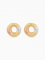 Minimal Donut Stud Earrings | Anti-Tarnish 18K Gold-Plated Jewellery