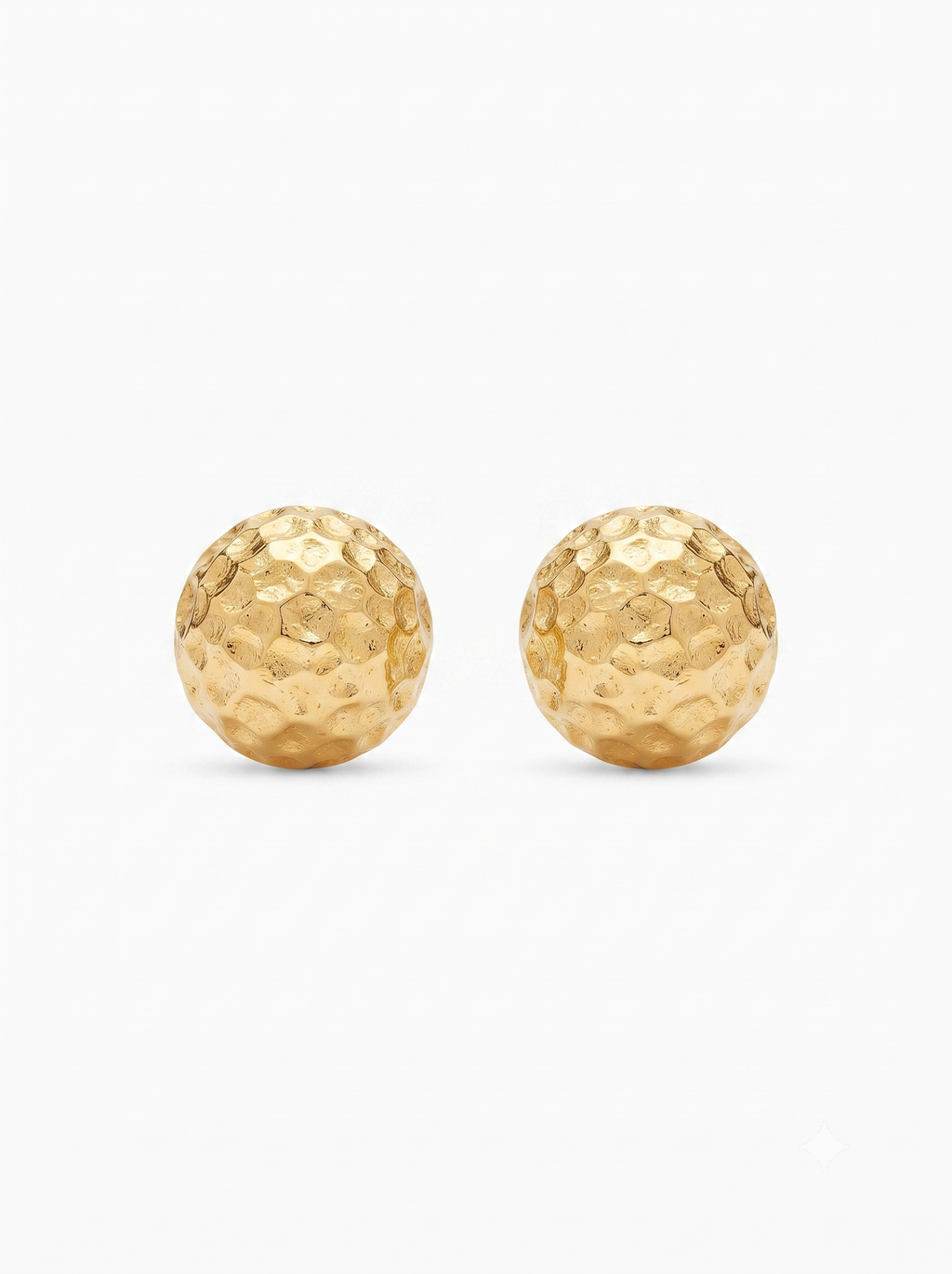 Gold Dome Ball Stud Earrings | Anti-Tarnish 18K Gold-Plated Collection
