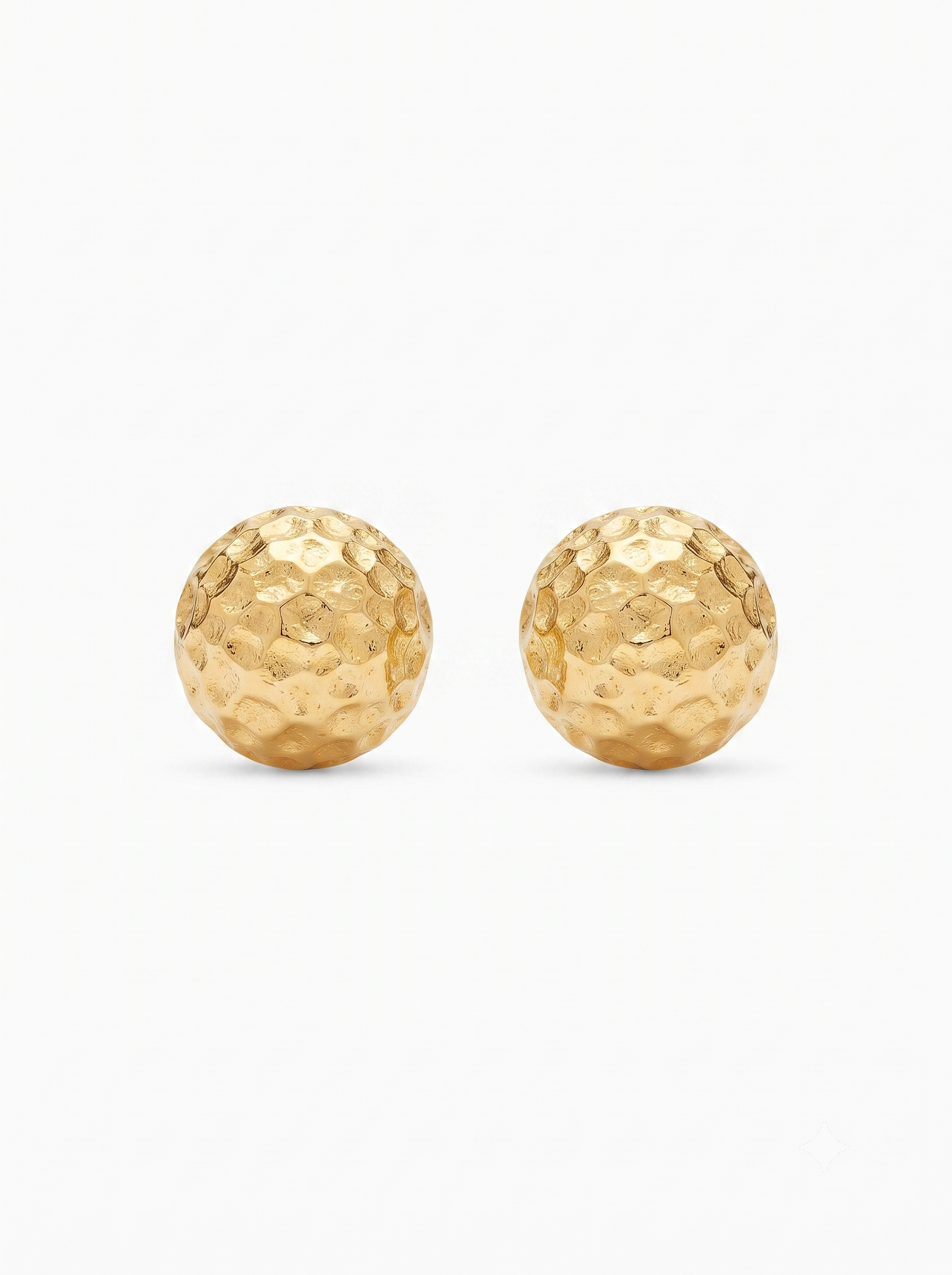 Gold Dome Ball Stud Earrings | Anti-Tarnish 18K Gold-Plated Collection