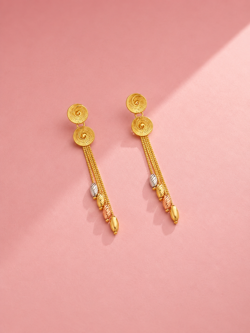 Long Chain Tassel Earrings | 18K Gold-Plated Demi-Fine Jewellery