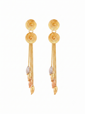 Long Chain Tassel Earrings | 18K Gold-Plated Demi-Fine Jewellery