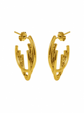 Layered Oval Hoop Earrings | Premium Demi-Fine Jewellery