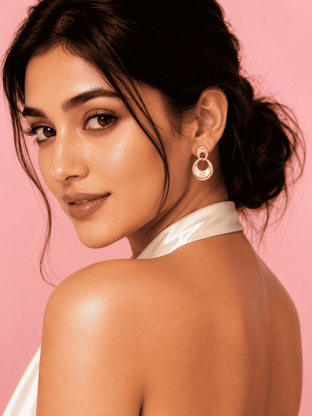 Molten Double Loop Earrings | Anti-Tarnish Everyday Luxury