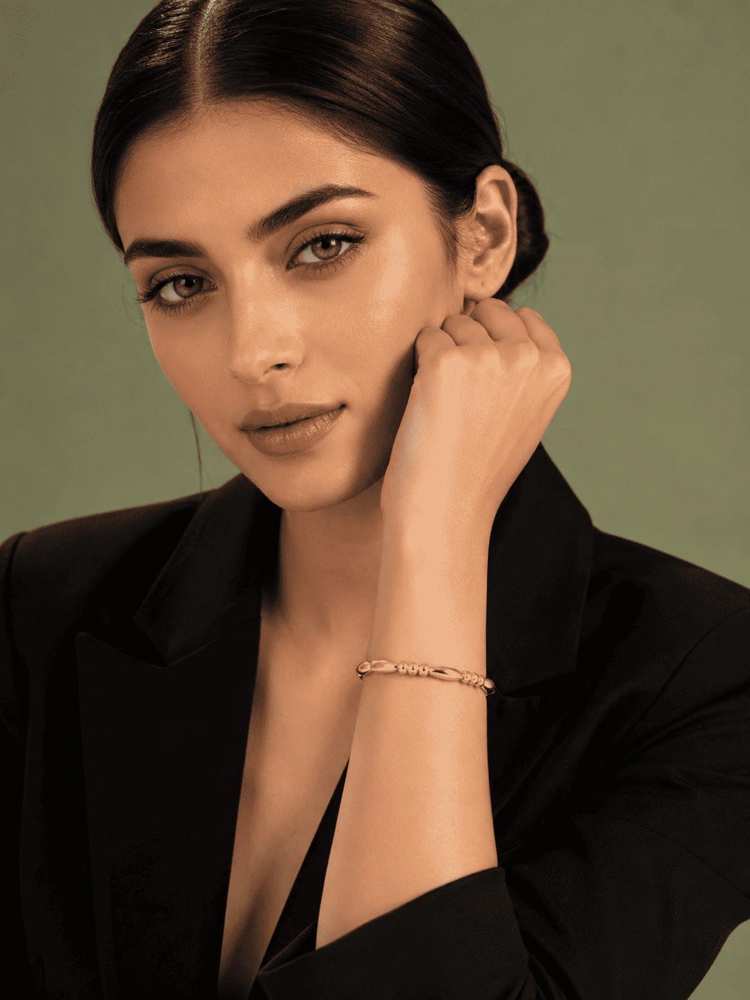 Gold Rice Bead Kada | Anti-Tarnish 18K Gold-Plated Demi-Fine Jewellery