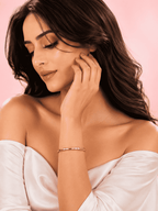 Gold Barrel Bead Kada | 18K Gold-Plated Demi-Fine Jewellery