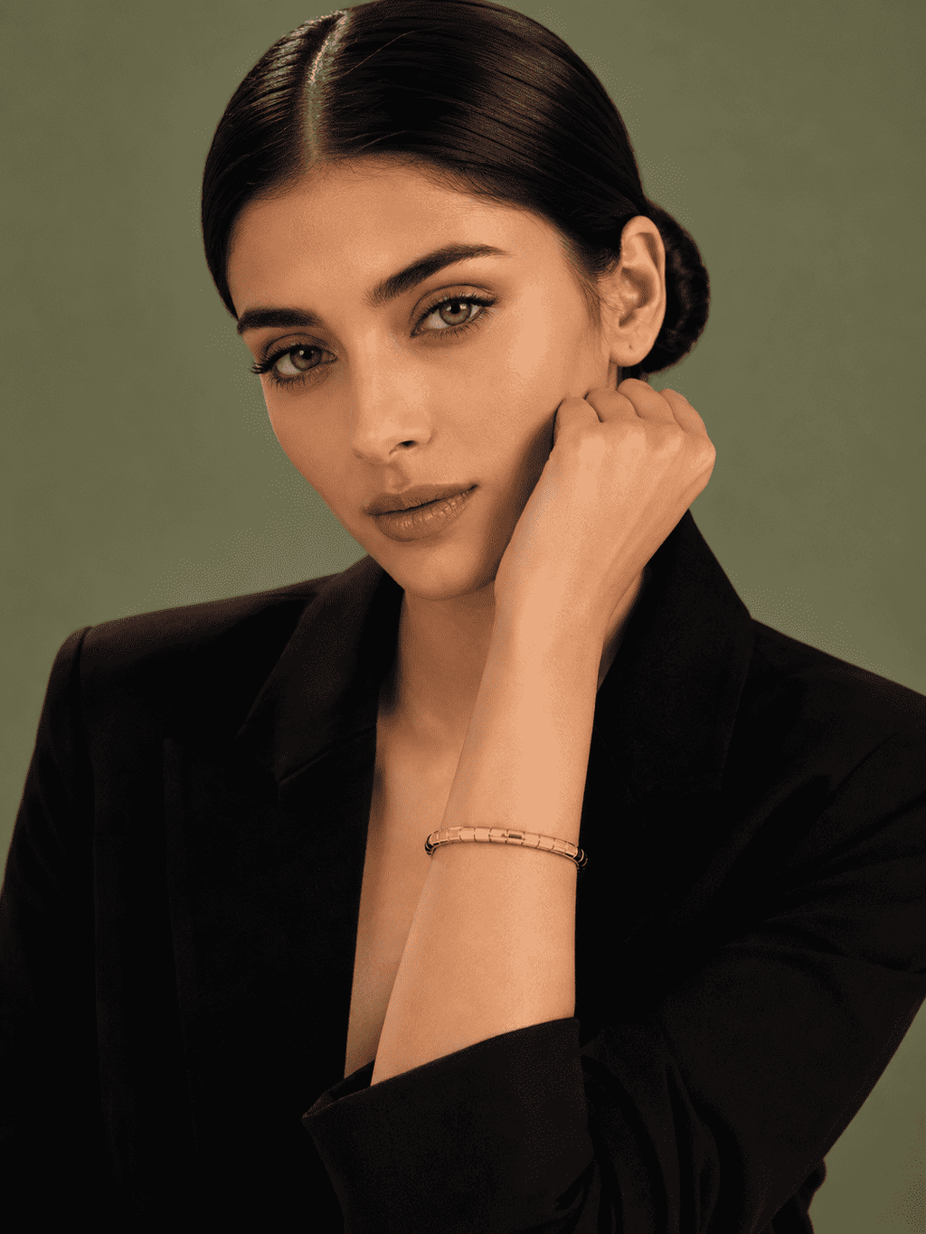 Gold Barrel Bead Kada | 18K Gold-Plated Demi-Fine Jewellery