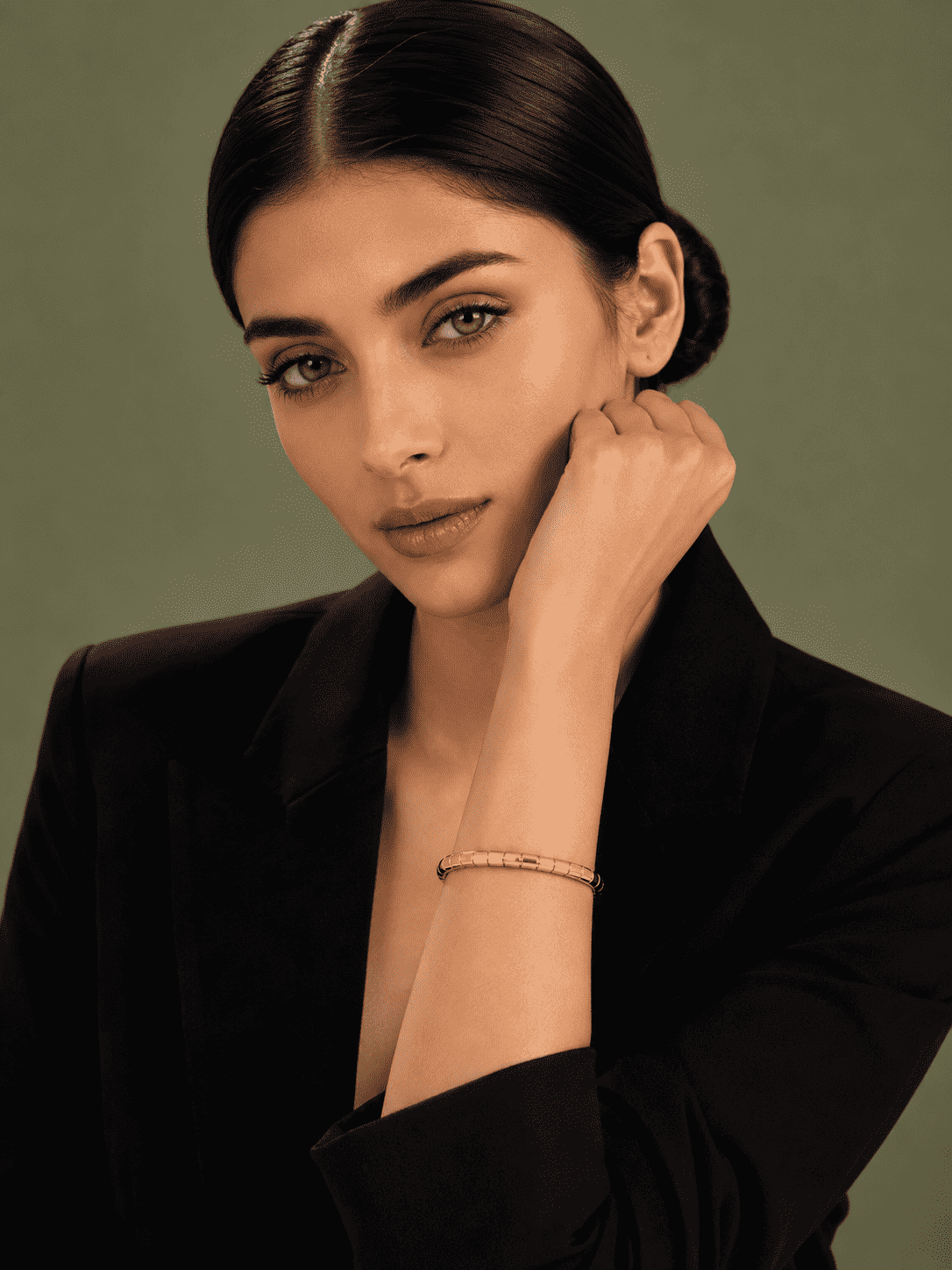 Gold Barrel Bead Kada | 18K Gold-Plated Demi-Fine Jewellery