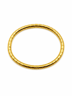 Gold Barrel Bead Kada | 18K Gold-Plated Demi-Fine Jewellery