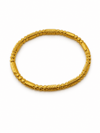 Textured Gold Beaded Kada | Anti-Tarnish 18K Gold-Plated Demi-Fine Jewellery
