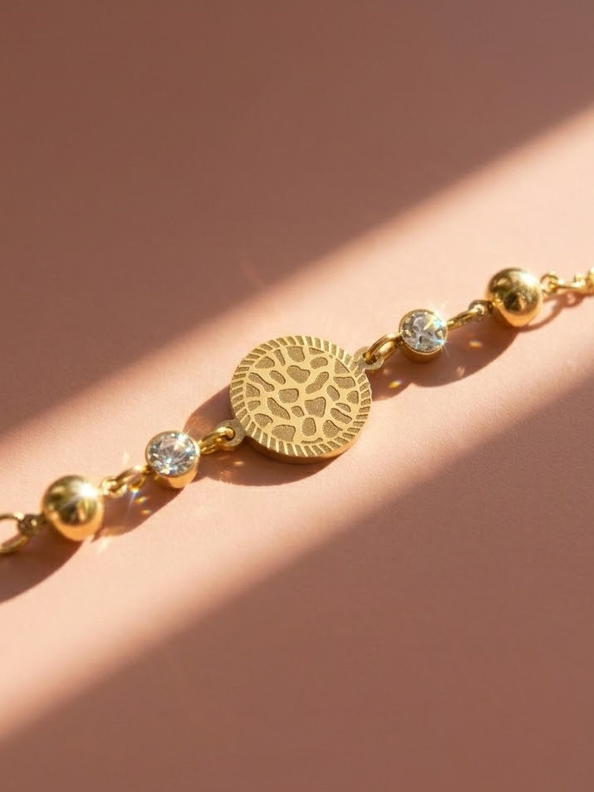 Golden Vintage Coin Bracelet