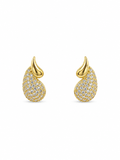 Paisley Sparkle Stud Earrings