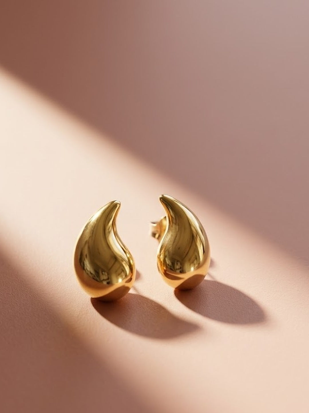 Classic Gold Teardrop Earrings