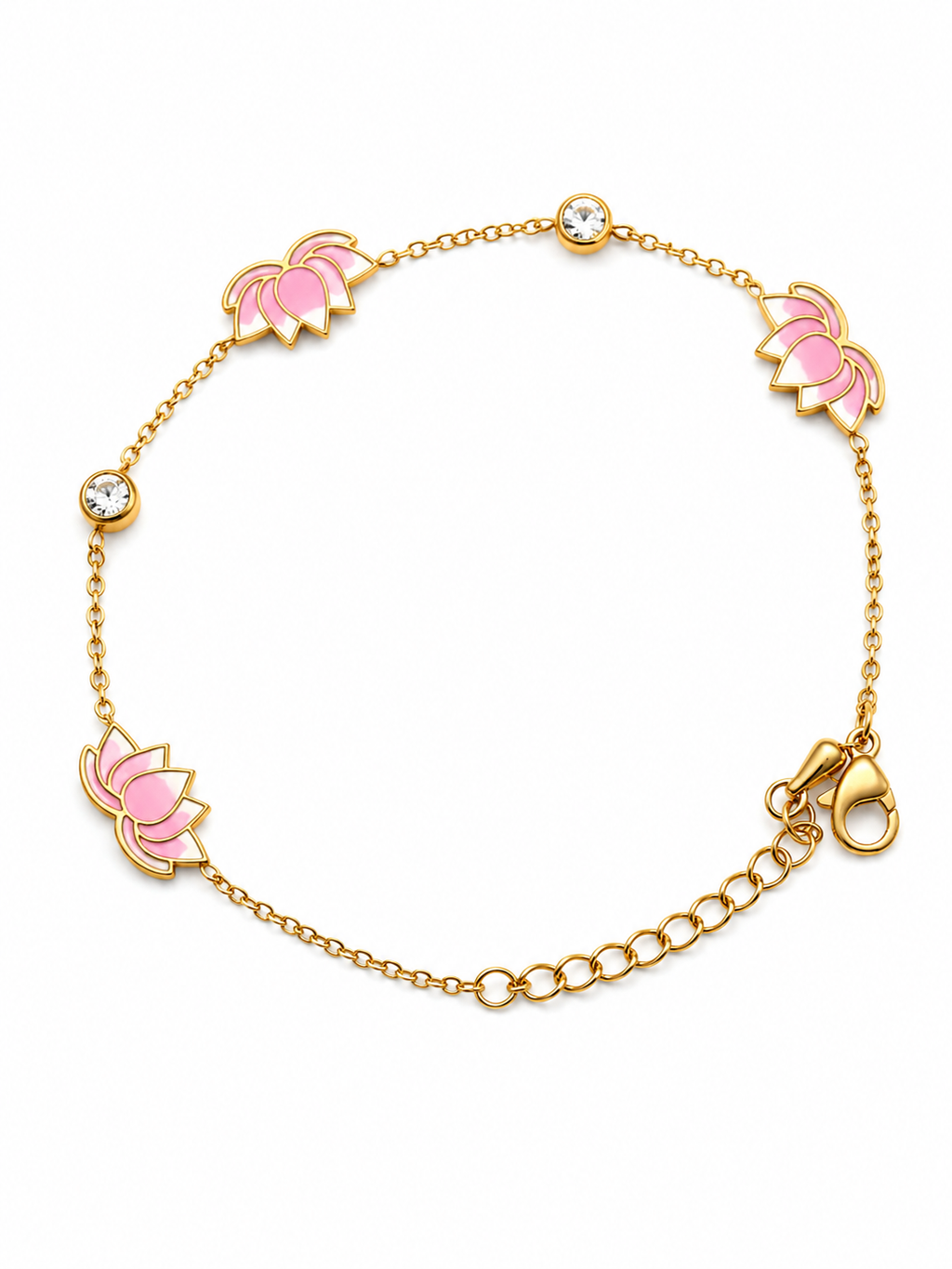 Floral Lotus Bracelet