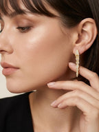 Serpent Glam Drop Earrings