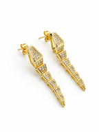 Serpent Glam Drop Earrings
