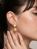Butterfly Drop Earrings