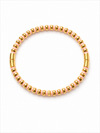Pink Gold enamel Kada Bracelet