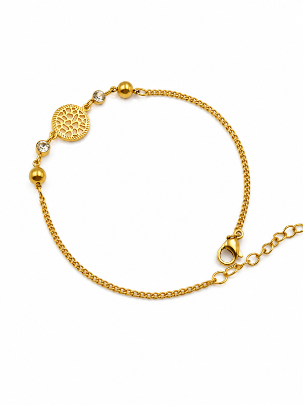 Golden Vintage Coin Bracelet – anti-tarnish gold bracelet by Nesiy