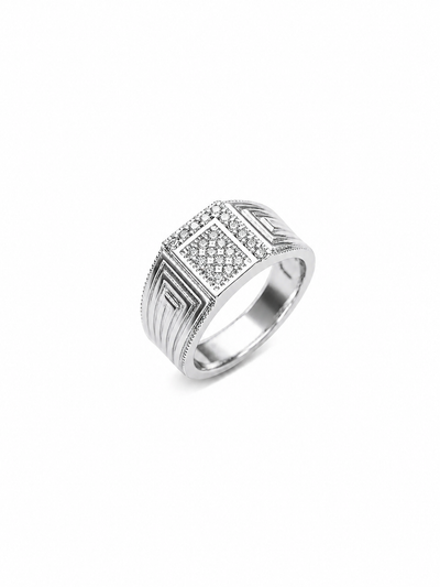 Arcane Silver Boxed Ring For Him